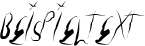 Image preview of font UniversalFreaky