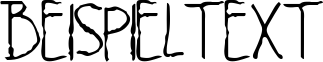 Image preview of font Voices in my Head