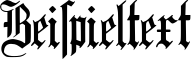 Image preview of font W_Hamann1907