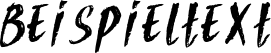 Image preview of font Wicked Brush