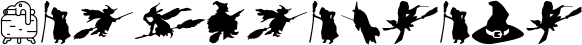 Image preview of font Witch