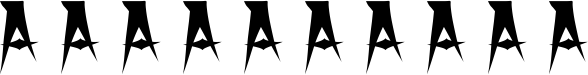 Image preview of font X Horror X
