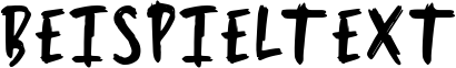 Image preview of font You Are Scared