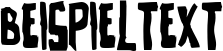 Image preview of font Zakenstein Expanded
