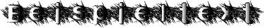 Image preview of font ZombieScratch